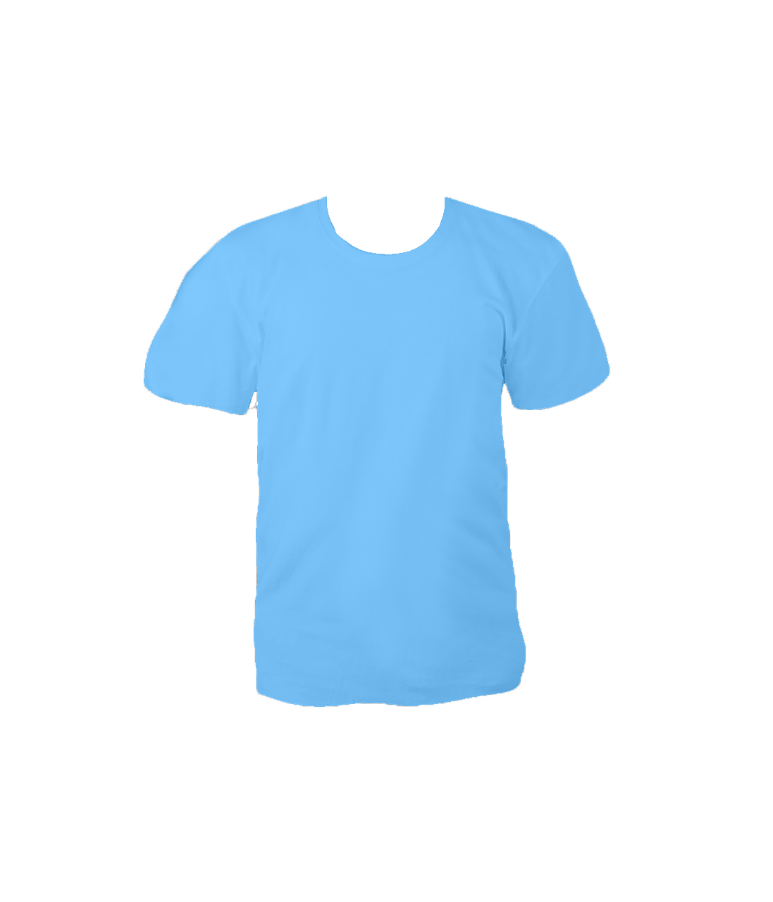 blue t-shirt